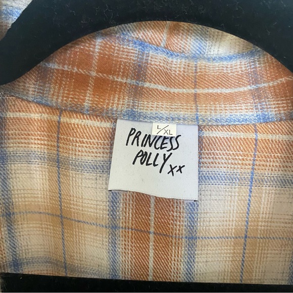 Princess Polly Flannel Button Up Top - Picture 5 of 5